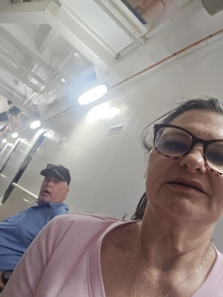 Melinda Brillinger and her husband just one week before his stroke.